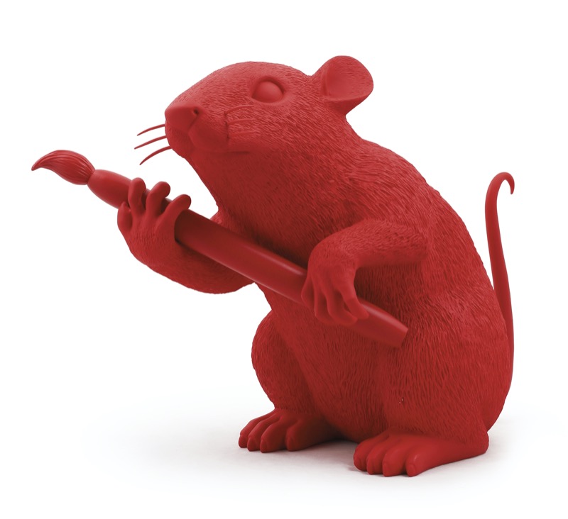 LOVE RAT（RED Ver.) Medicom Toy x Brandalism -Banksy-Love Rat (RED Ver.)｜2020夏拍- 帝