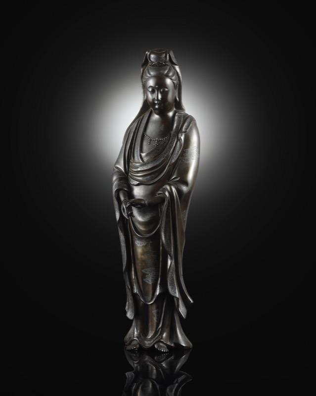 清代銅石叟觀音｜2021秋拍- 帝圖拍賣- 領銜全台書畫文物類第一拍賣品牌