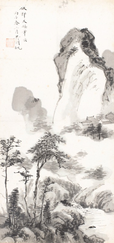 2024-25 秋冬新作  吳湖帆-倣郭天錫山水｜2024春季- 帝圖拍賣- 領銜全台書畫文物類 絵画/タペストリー