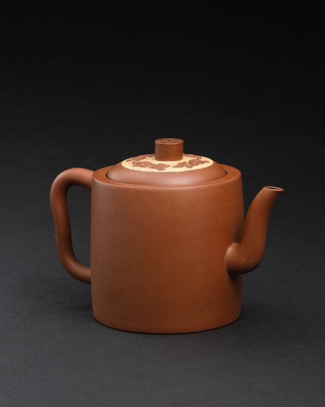 清早期方世英製紫砂鑲段泥蘷龍紋筒式壺｜2024夏季- 帝圖拍賣- 領銜全台