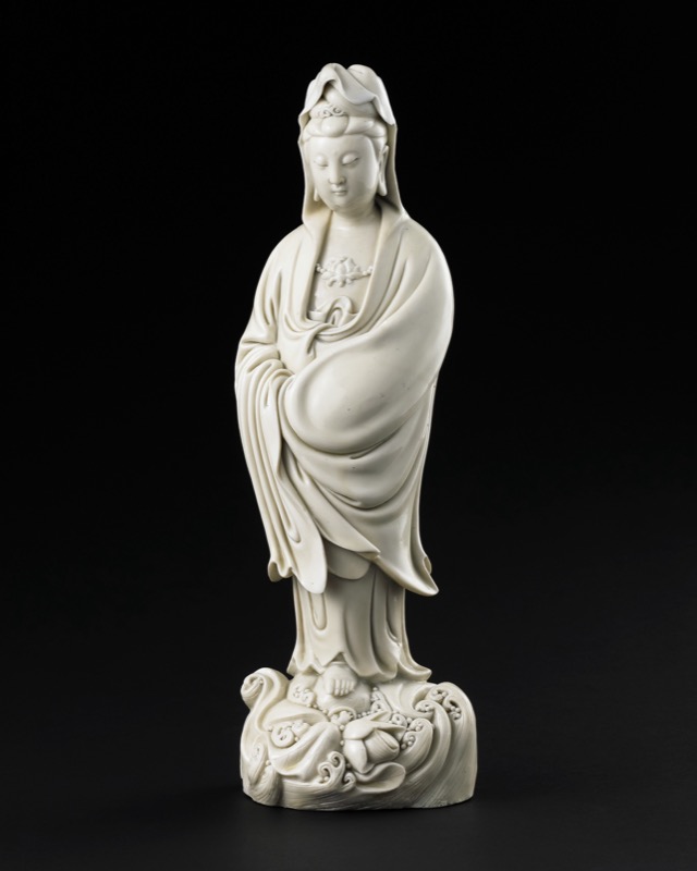 清早期何朝宗款德化白瓷觀音｜2025春季- 帝圖拍賣- 領銜全台書畫