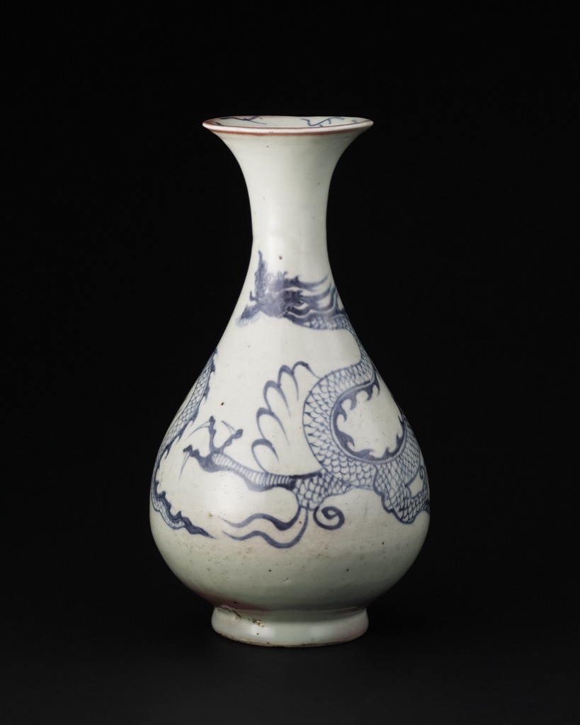 元青花龍紋玉壺春瓶｜2025夏季- 帝圖拍賣- 領銜全台書畫文物類第