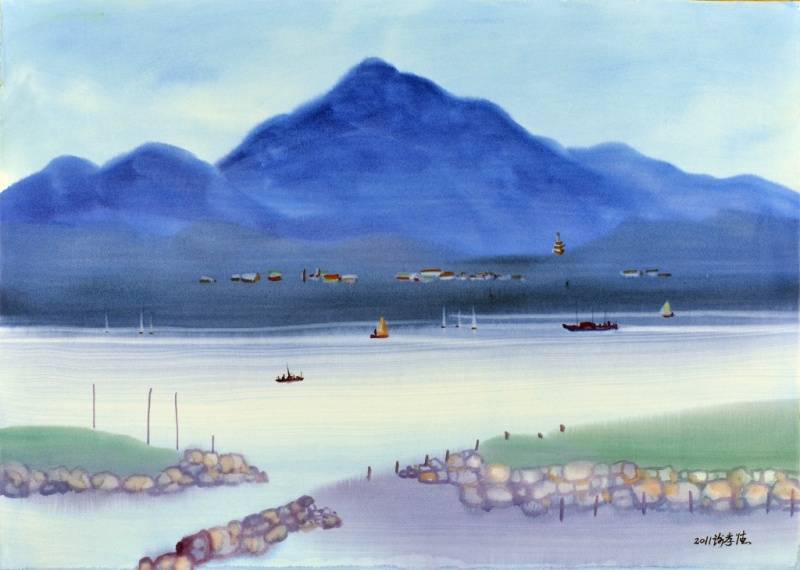 謝孝德-淡水岩岸｜2015春拍- 帝圖拍賣- 領銜全台書畫文物類第一拍賣品牌