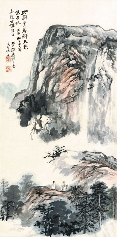 張大千 芙蓉花卉 芙蓉花图素材图片下载-素材编号13060281-素材天下图库
