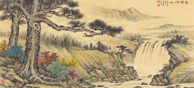 黃君璧 花卉圖 黃君璧-山水｜2020春拍- 帝圖拍賣- 領銜全台書畫文物類第一拍賣品牌