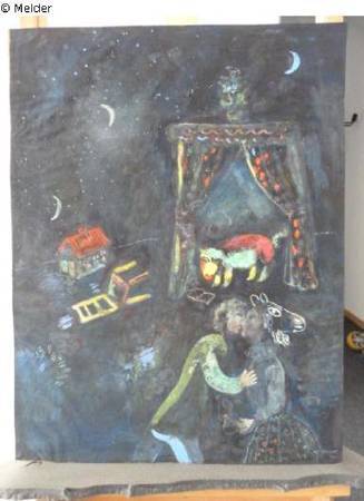 Marc Chagall，《Allegorical scene》