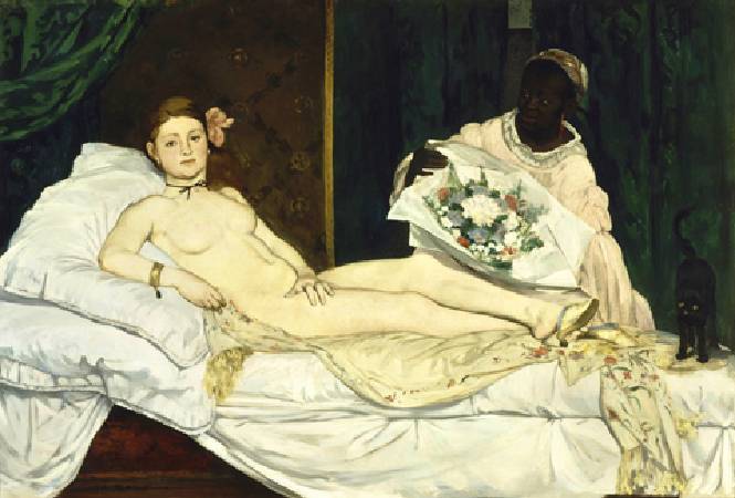 Edouard Manet，《Olympia》。