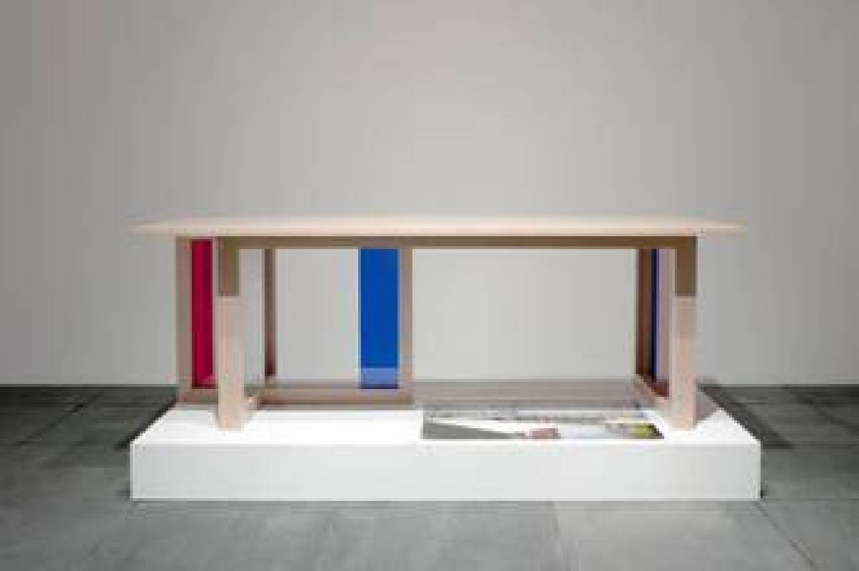 會議桌－臺北當代藝術館，原木桌，2011