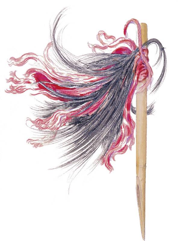 布農族的竹製髮簪