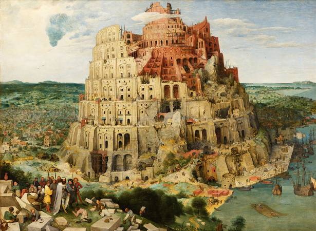 Pieter Bruegel the Elder，《The Tower of Babel》。圖/取自wikipedia。
