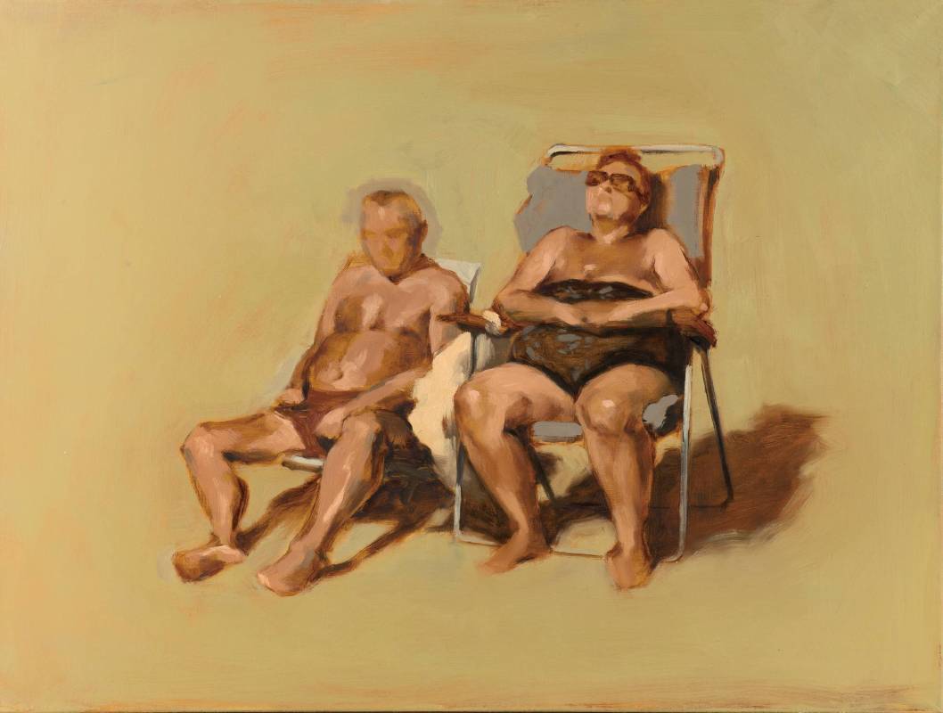 Blanca Amoros_August-Dahlilas P and J Oil on linen_ 60 x 80 cm
