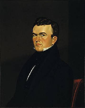 George Caleb Bingham，Self Portrait of the Artist，1834。圖/取自維基百科。