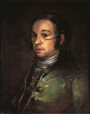Francisco Goya，《self-portrait》，1801。圖/取自wikiart。