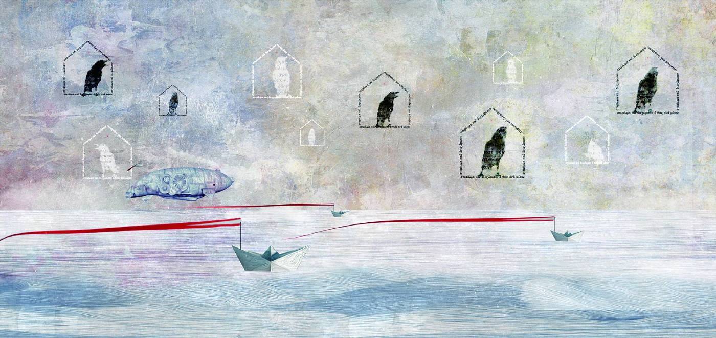 戴吉賢，2014，《放大洋》奧德賽號的隱航誌（憶空），數位影像，1分30秒