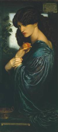 Dante Gabriel Rossetti，《Proserpine》。