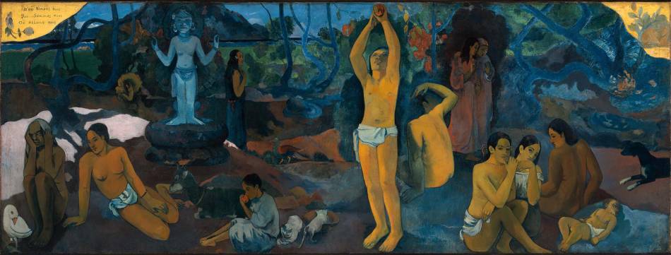 Paul Gauguin，《Where Do We Come From？ What Are We？ Where Are We Going？》，1897。圖/取自wikiart