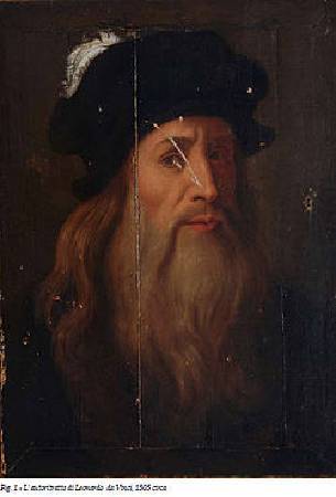 《盧卡尼亞的達文西畫像》。圖取自Wikipedia。