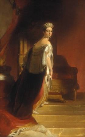 Thomas Sully，《Queen Victoria》，1838。圖/取自wikiart