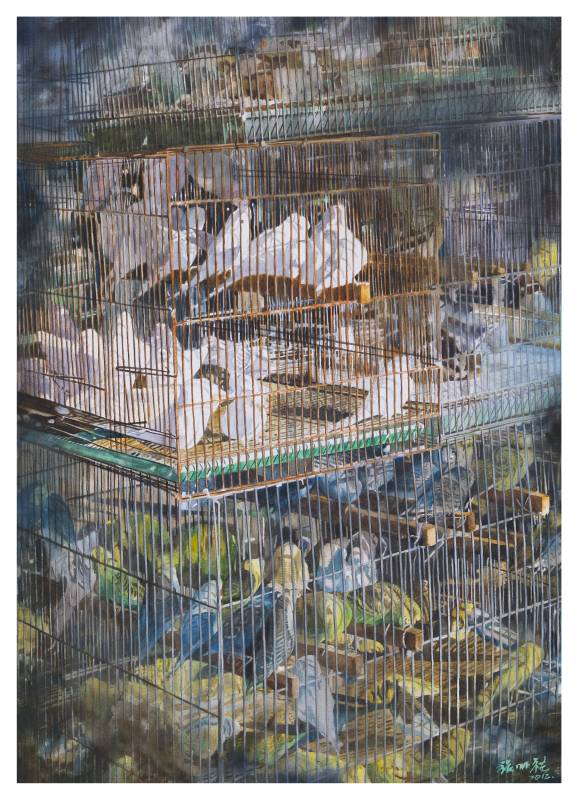 鳥籠＜II＞ 104×76cm 2012