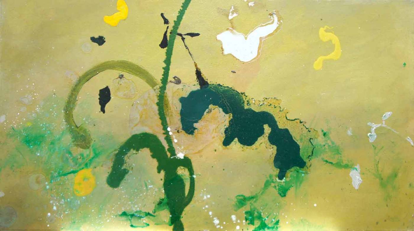 黃楷馨Kai-Hsing Huang,風Wind,複合媒材於畫布mixed media on canvas,51.5x90cm,2013