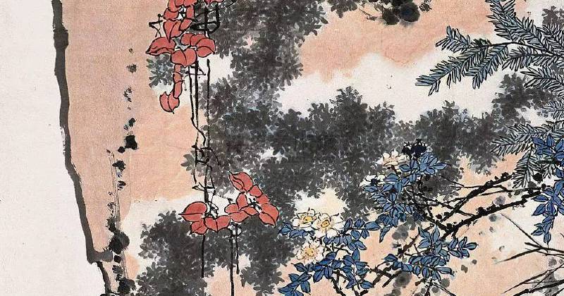 2015中國拍賣市場潘天壽《鷹石山花圖》價格最高- 非池中藝術網 