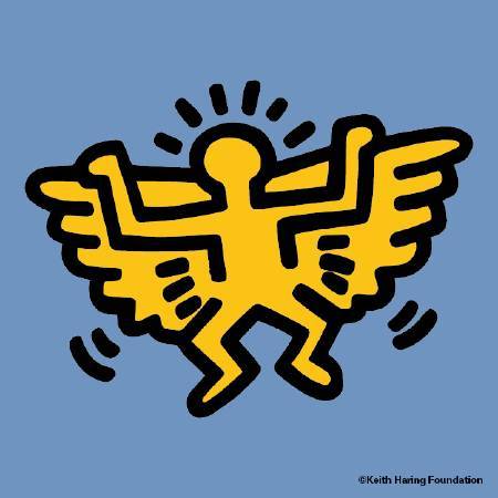 〈天使〉Icons(Angel)。圖/Keith Haring Foundation提供。
