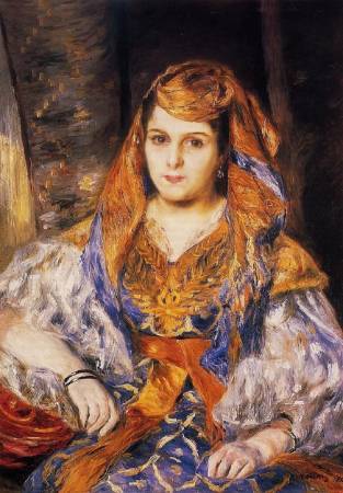 雷諾瓦《Madame Clémentine Valensi Stora》。圖/取自Wikipedia。