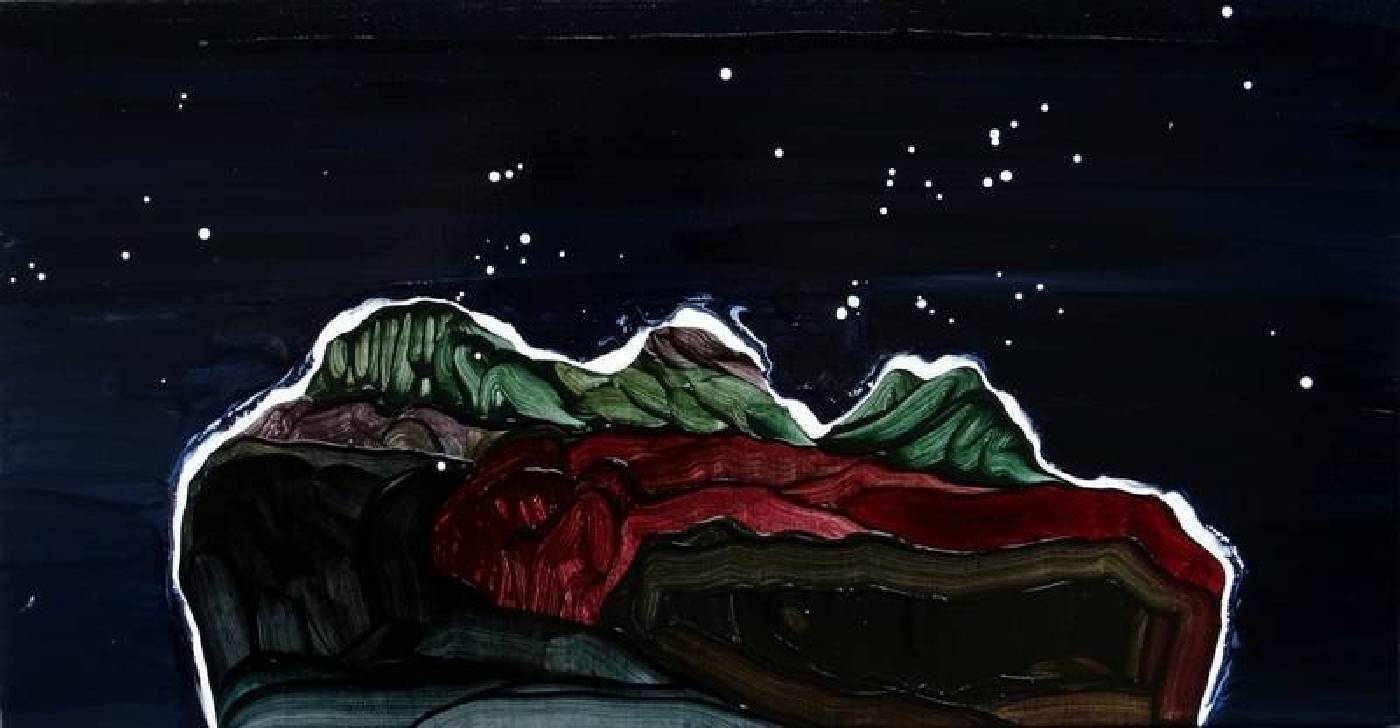 黃品玲_長夜 A long night_66 X 35 cm_oil on canvas_2015