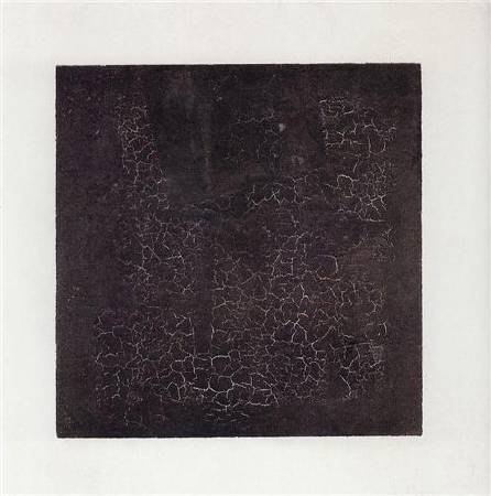 馬列維奇《黑色方塊》（Black Square），1915。圖/取自Wiki Art。
