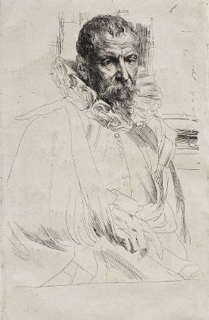 范戴克《Pieter Brueghel the Younger 》。圖/取自Wikipedia。