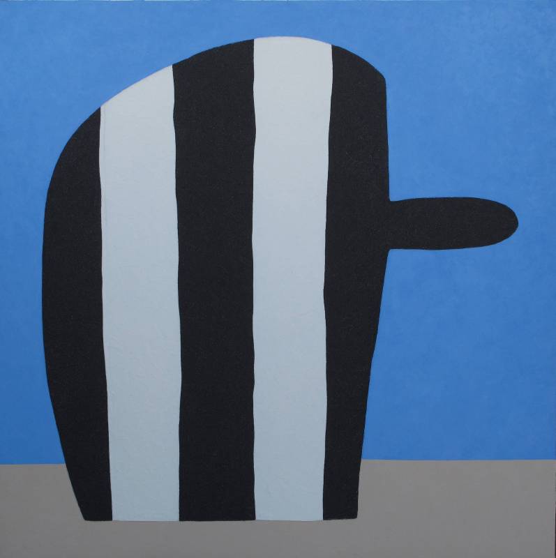 郭旭達，《無題 P01-16》，2016，壓克力顏料 / 畫布，122 × 122 cm