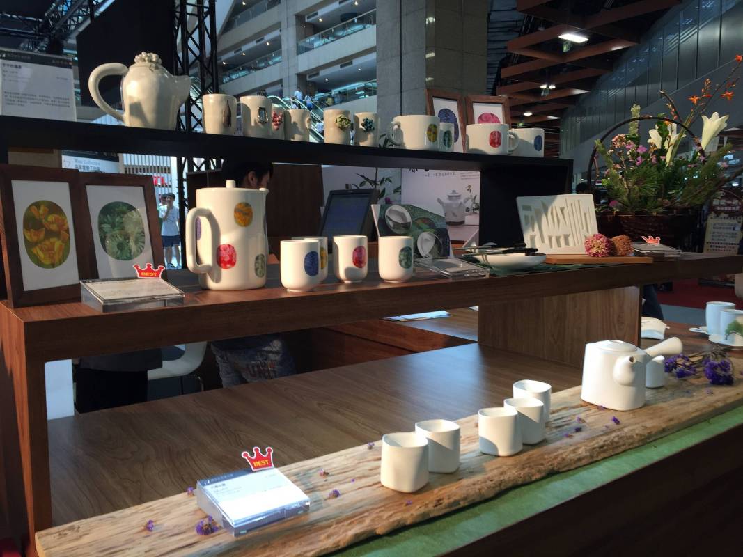 國美館以典藏品為元素開發設計「食之器」參與2016臺灣美食展