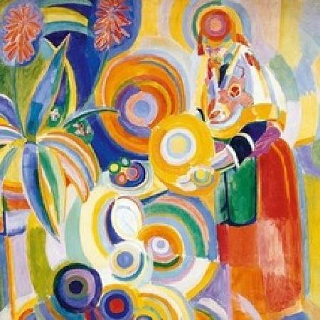 Robert Delaunay《La grande portugaise》。圖/取自Wikipedia。