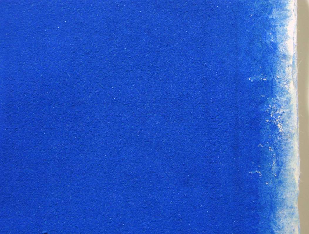  Ultramarine(detail), azurite, lapis lazuli on torinoko paper, 153 x 213 cm