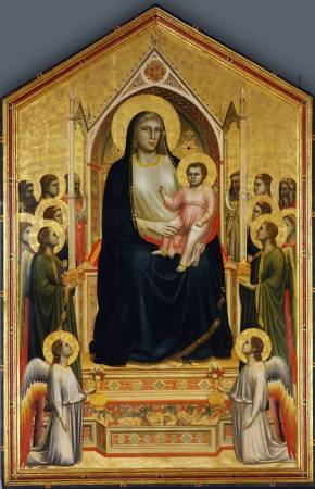 《聖母登極》, Giotto di Bondone。