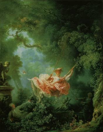 《鞦韆》,Jean-Honore Fragonard。