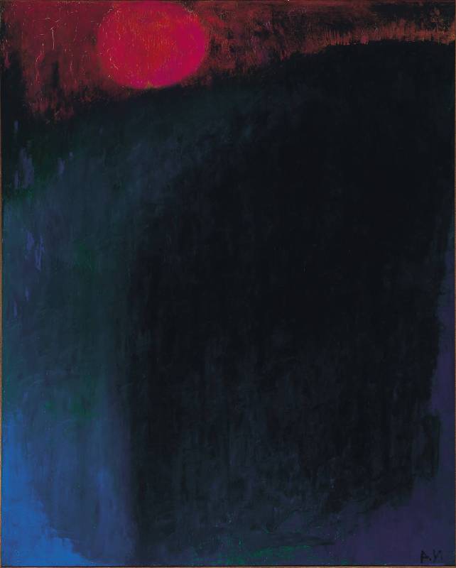 王攀元 Wang Pan Youn 太平山日出 Sunrise at Mount Tai-ping 162x130cm 1988 油畫 Oil on Canvas