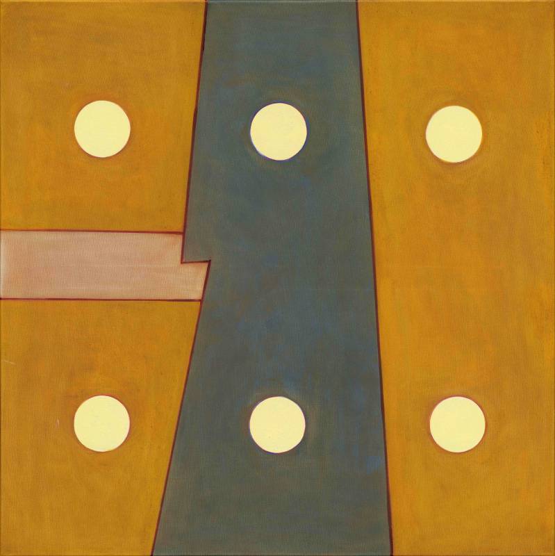霍剛, 抽象 2017-4,100x100cm, 2017, Oil on Canvas(1)