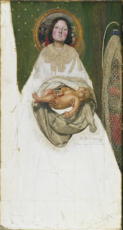 X8892 Ford Madox Brown Take your Son, Sir!, 1851-92 Oil on canvas 70.5 × 38.1 cm © Tate, London (N04429)