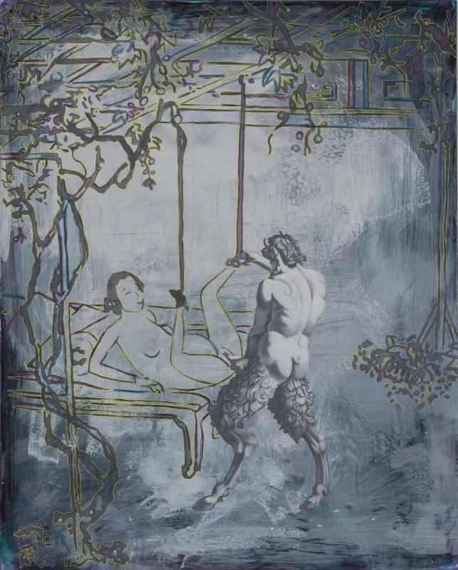 蘇孟鴻 《潘與潘Pan & Pan》162 x 120 cm  2012