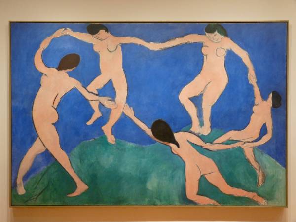 亨利•馬蒂斯《舞蹈》（La Danse），1909。圖/取自flickr。