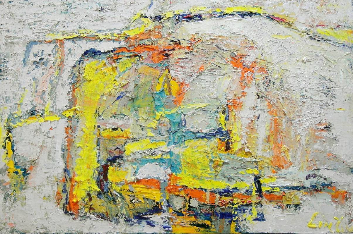 林玉雯, 沒有．太多(八), 2015年, 80x53cm, 油彩畫布 / LIN Yu-Wen, Nothing．Too much No.8, 2015, Oil on canvas