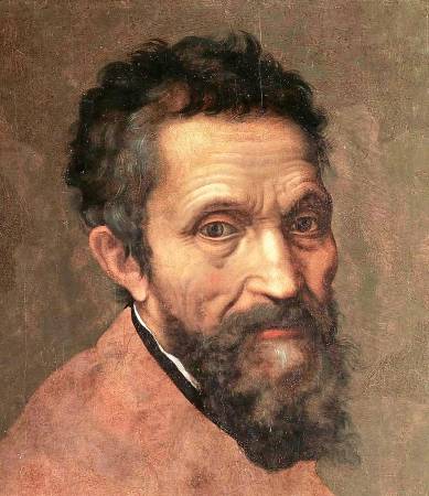 Daniele da Volterra, 米開朗基羅肖像畫。圖/取自Wikipedia。
