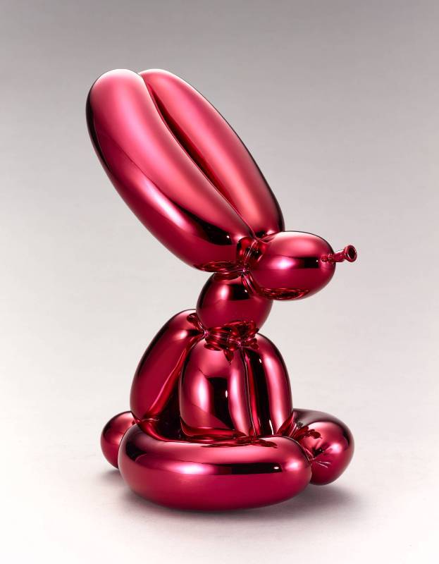 Balloon Rabbit 氣球兔子｜2017｜29.2 x 13.9 x 21 cm｜Porcelain 陶瓷｜ © Jeff Koons