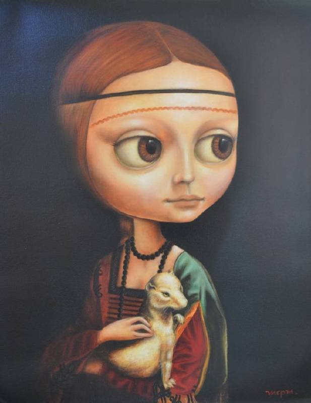 Maria Cecilia Perez Martin《His Lady》 油畫 45×55cm 2016 阿根廷