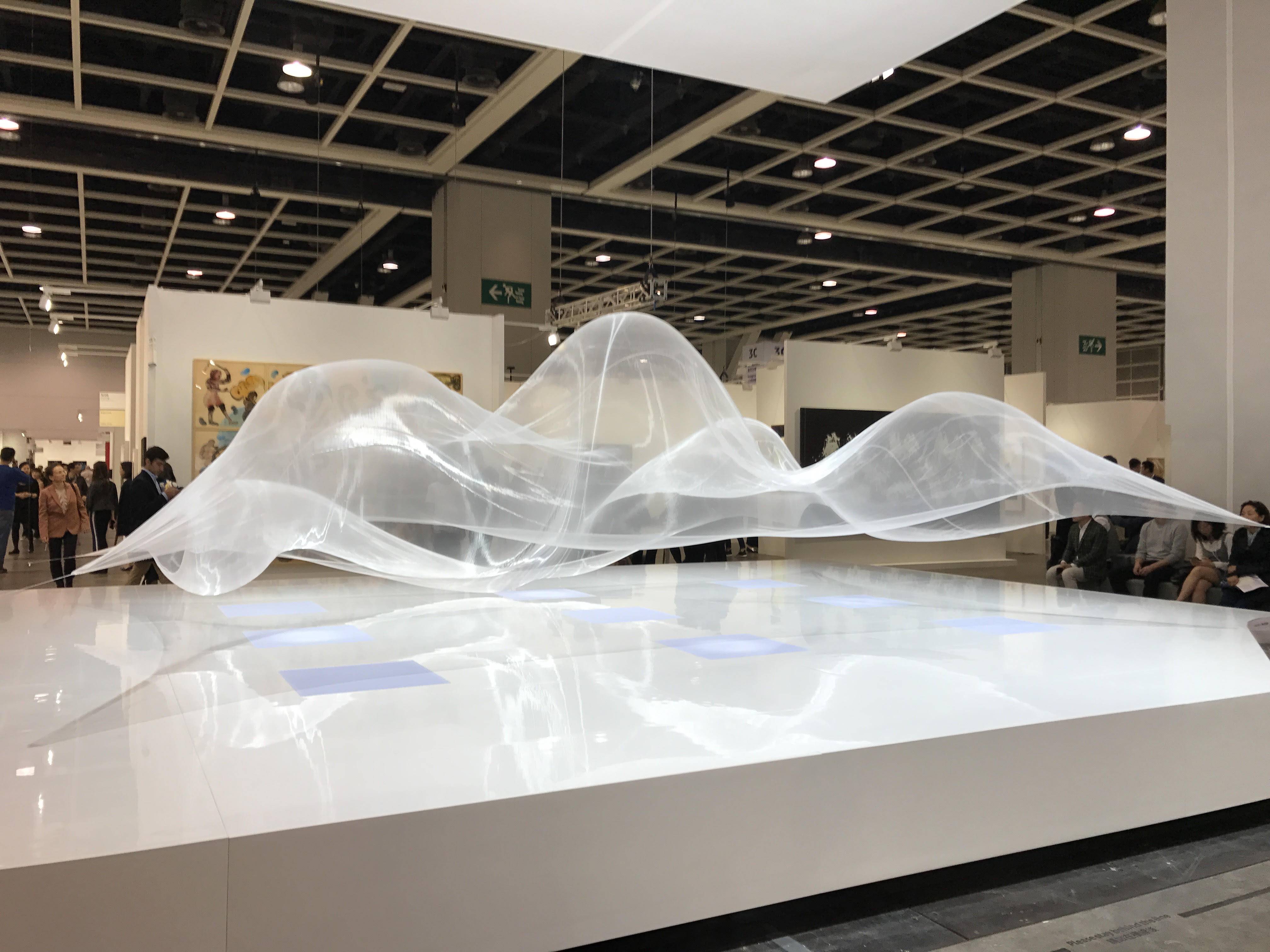 日本藝術家大卷伸嗣(Shinji Ohmaki)空氣動態雕塑
