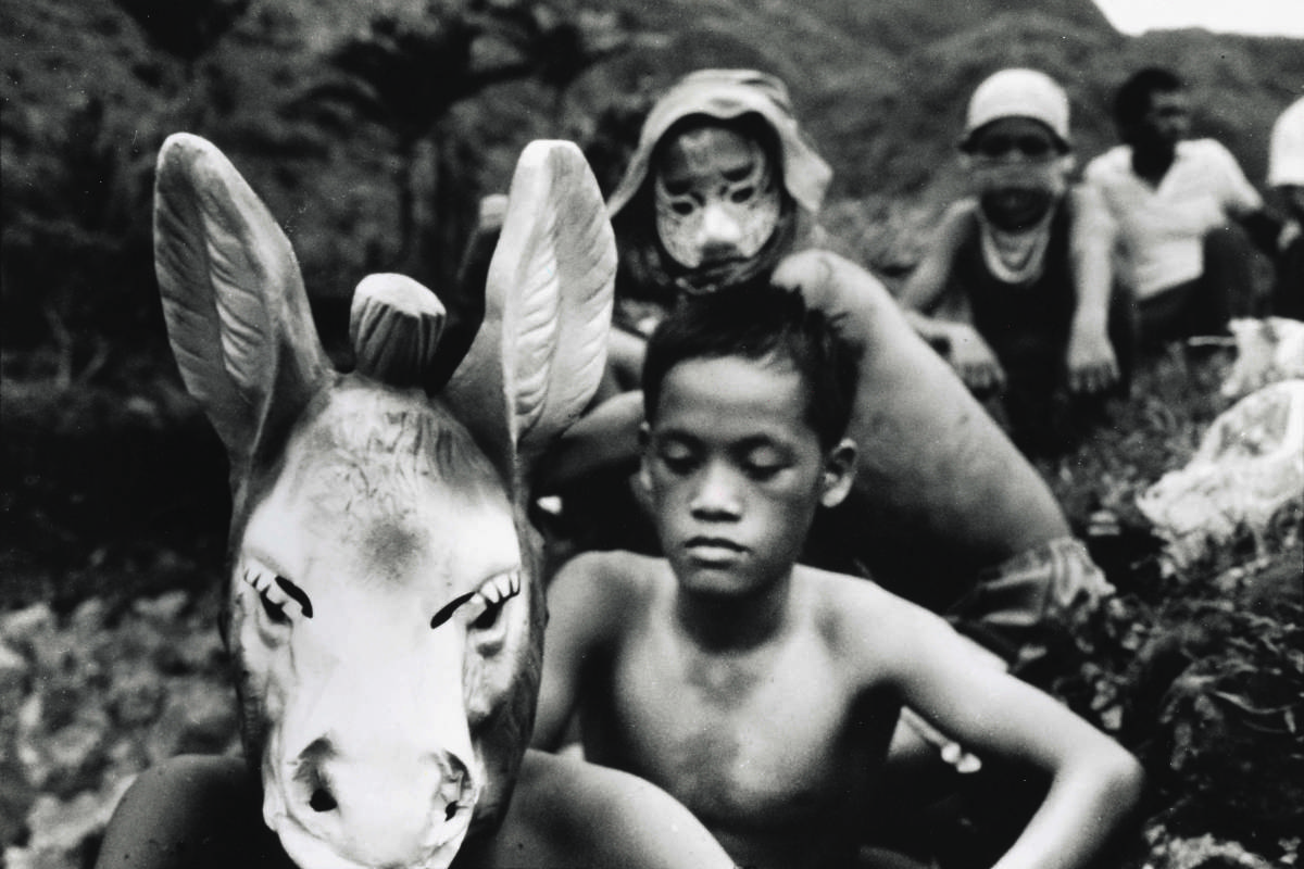 潘小俠《蘭嶼記事-馬頭與小孩》蘭嶼，1985