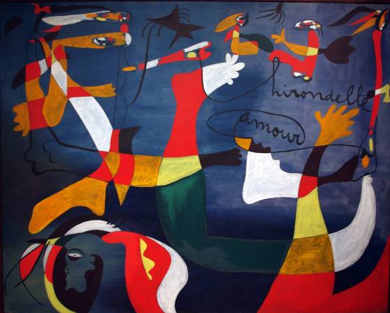 Joan Miró，《Hirondelle amour》。圖/取自flickr。