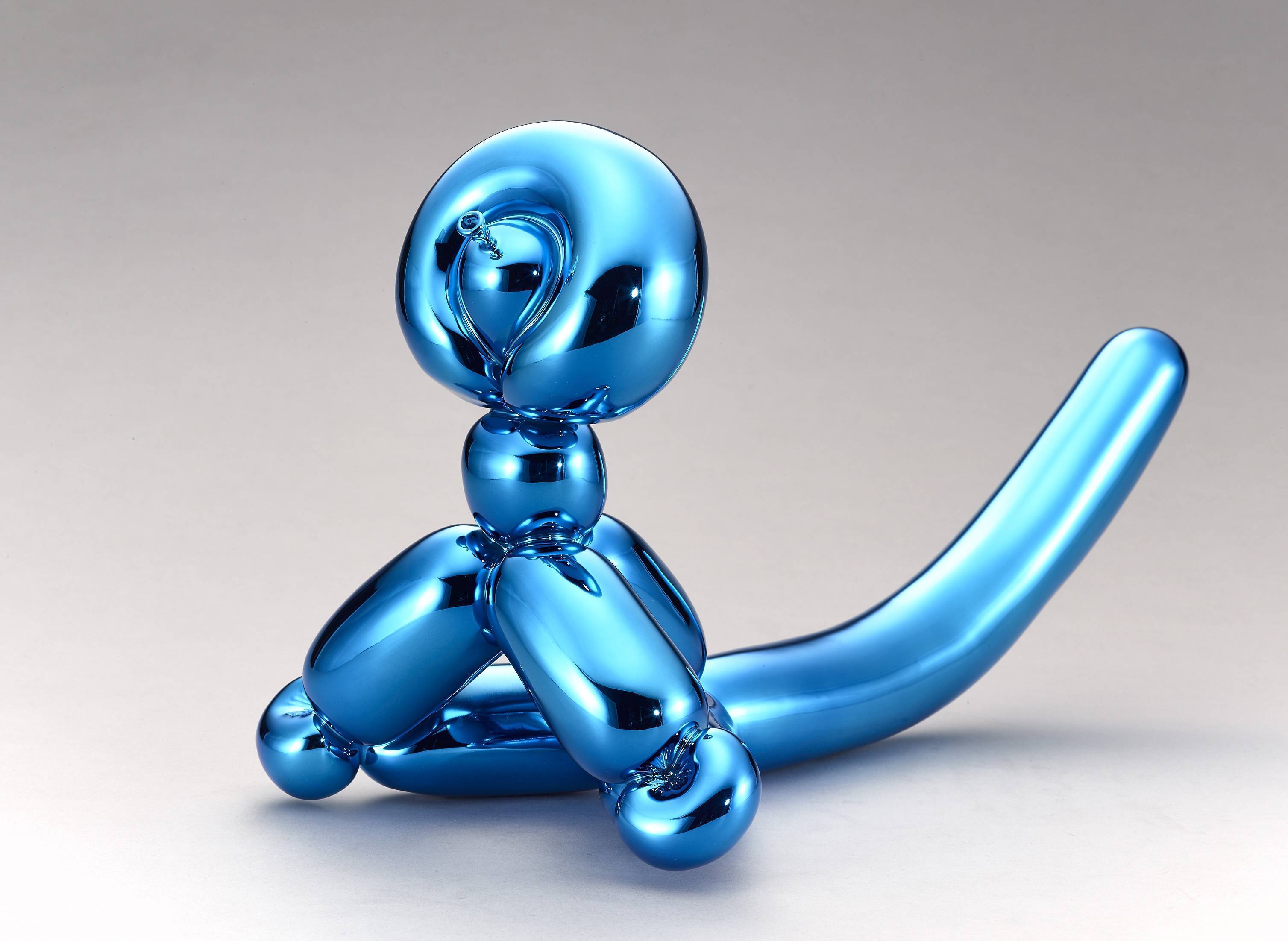 傑夫昆斯 氣球動物 系列 氣球猴子(藍) 2017 精緻陶瓷 24.9 x 20.9 x 39.2cm © Jeff Koons