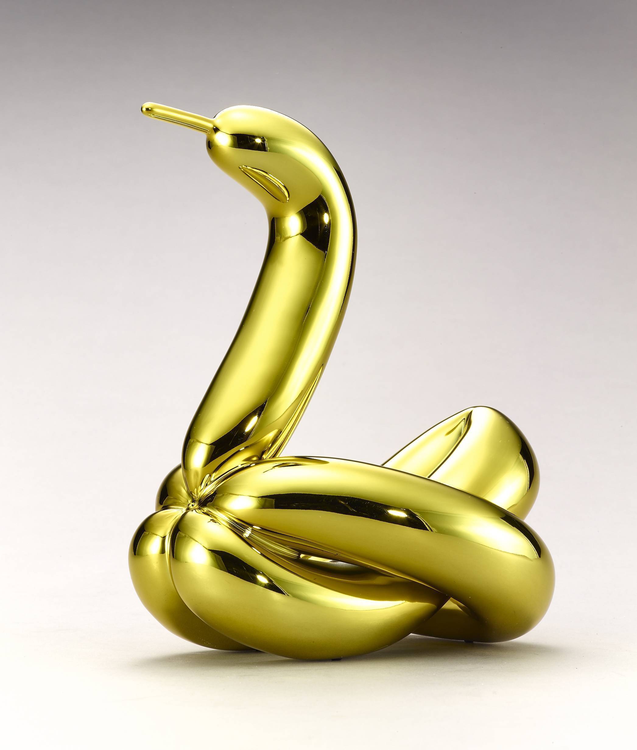 傑夫昆斯 氣球動物 系列 氣球天鵝 2017 精緻陶瓷 24.1 x 16.4 x 21cm © Jeff Koons